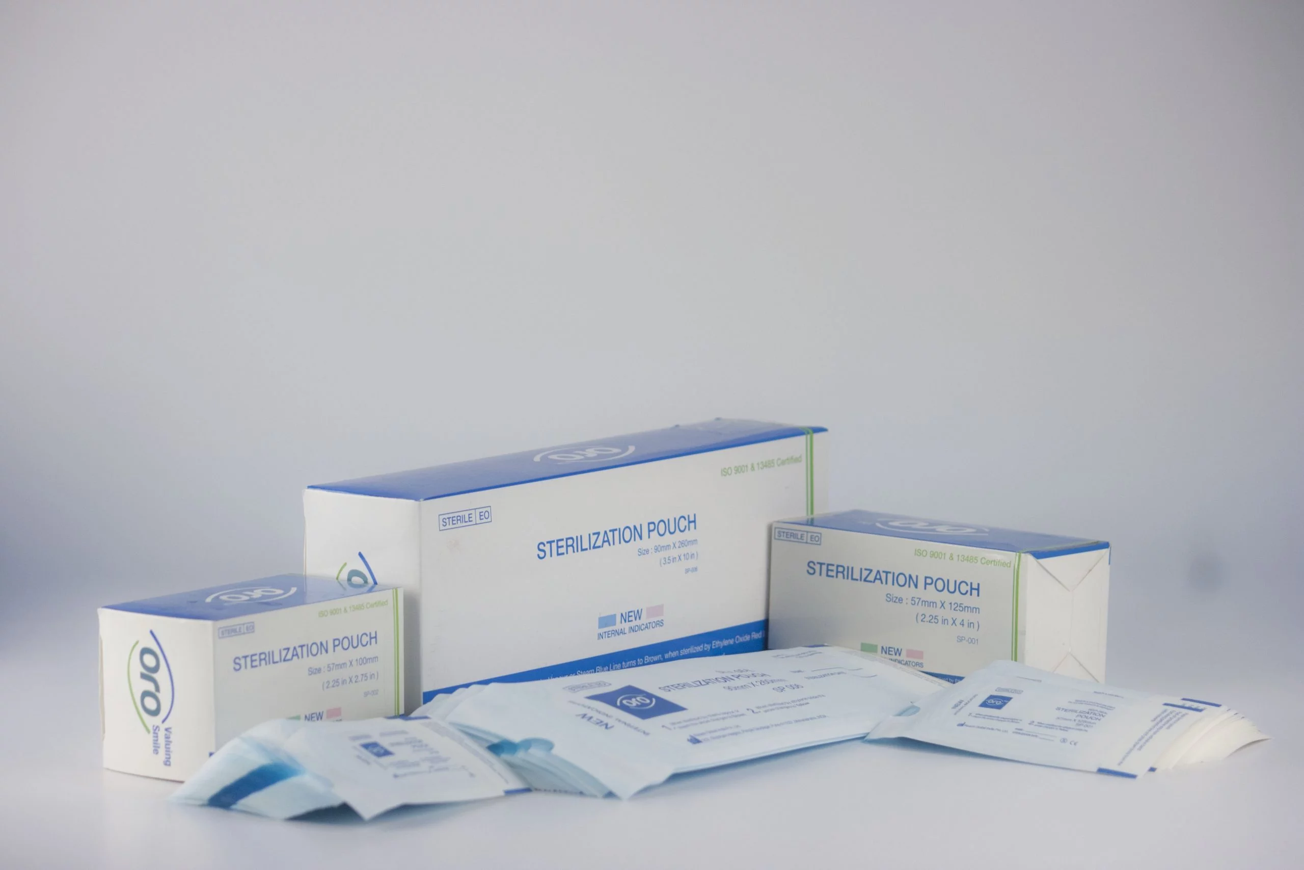 Sterilization Pouches Box of 200 (57mm x 100mm)