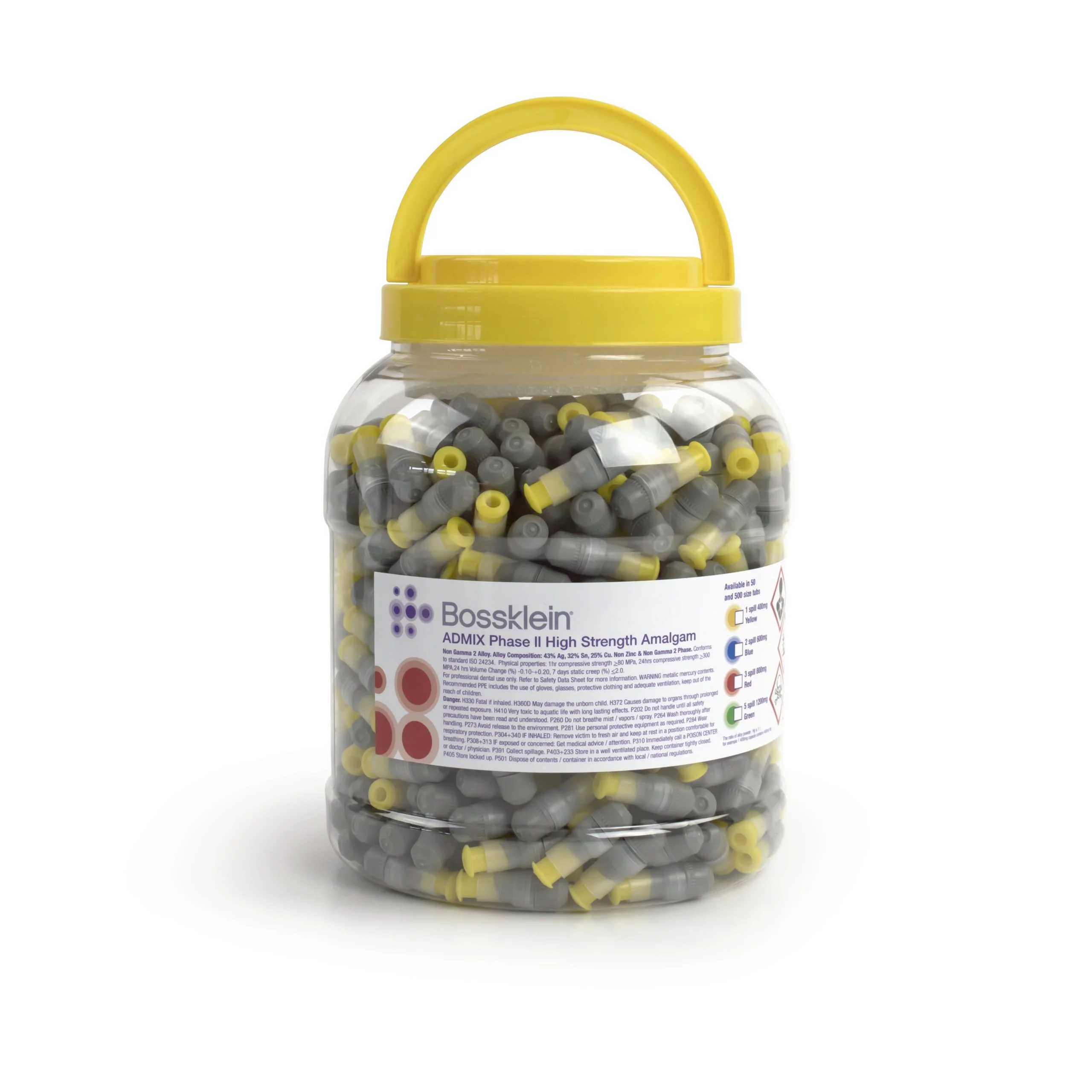 Bossklein Admix Alloy Capsules 1 Spill (400mg) 500 Caps