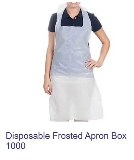 Disposable White Aprons Pack of 100